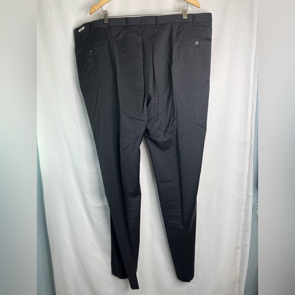 NWT Joe Joseph Abboud Dress Pants Mens 46R Blue Slim Fit Check Straight Leg GHO9 - Picture 3 of 7